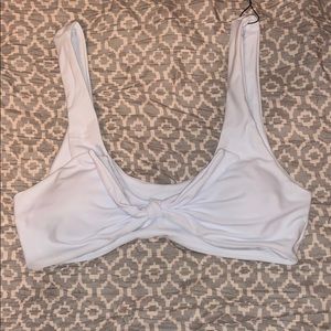 White Bathing Suit Top